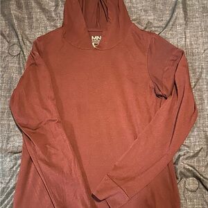 Maroon Long Sleeve Hoodie